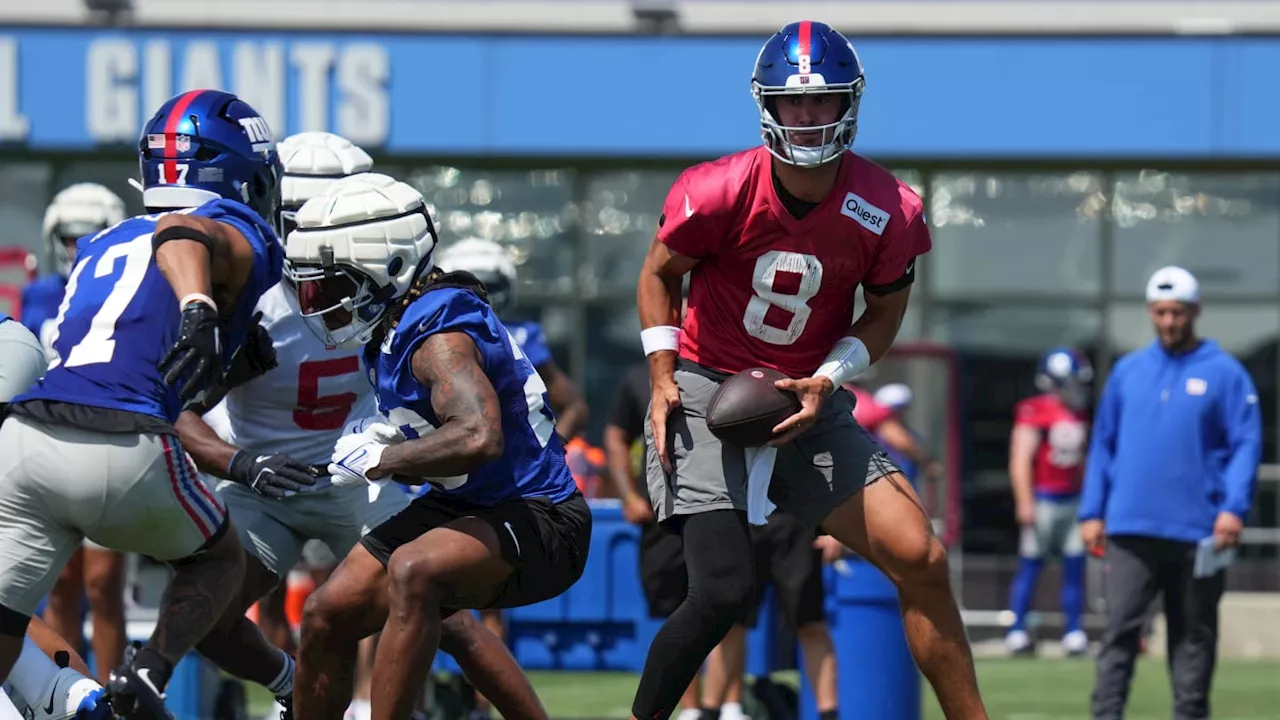 Giants Training Camp Notebook: Practice 6 | Daniel Jones, First-Team Offense Struggle