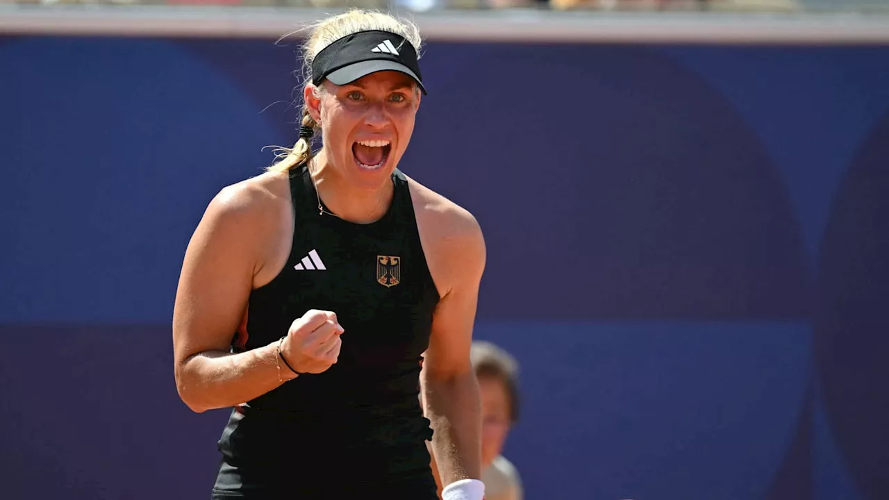 Olympia 2024: Angelique Kerber steht in Paris im Viertelfinale