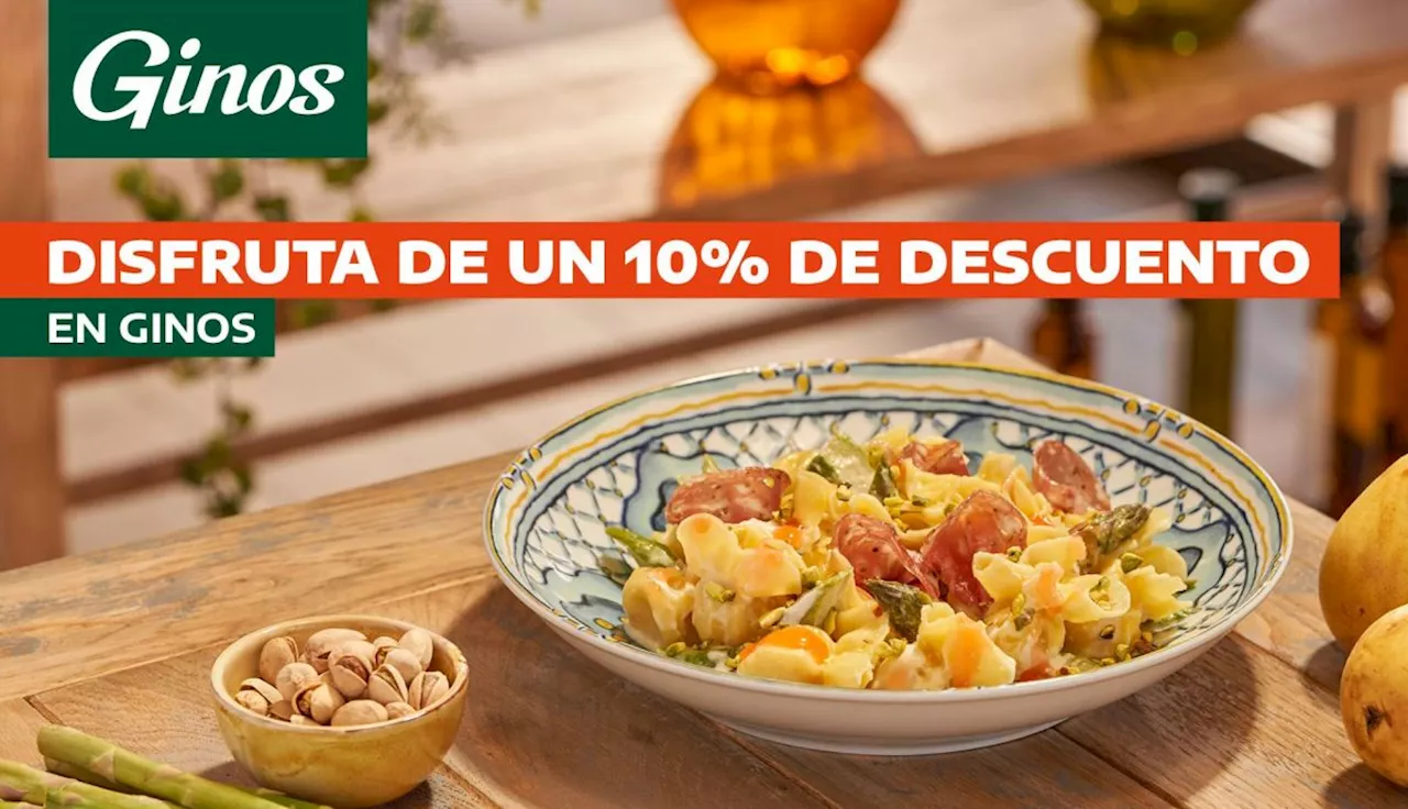 Este verano disfruta del 10% de descuento en Ginos