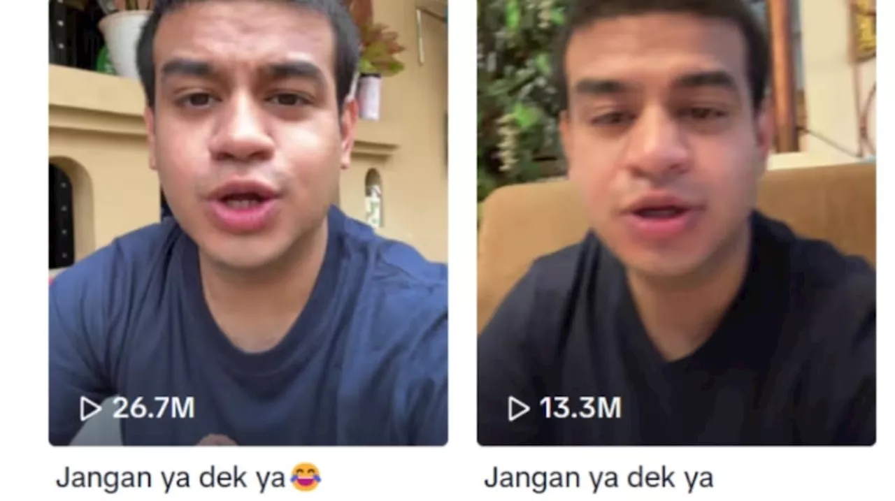 Inilah Video Jangan Ya Dek Ya Original yang Viral di TikTok, Ternyata Begini Awal Mulanya