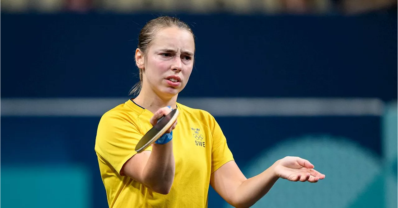 Bordtennis: Linda Bergström utslagen ur OS-bordtennisen – men skakade regerande OS-guldmedaljören Meng Chen