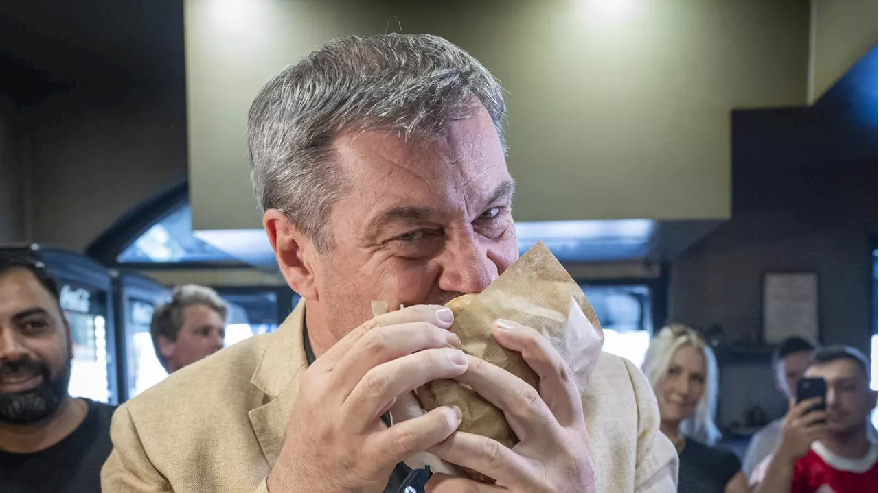 Friss und wirb: Markus Söder futtert für Deutschland