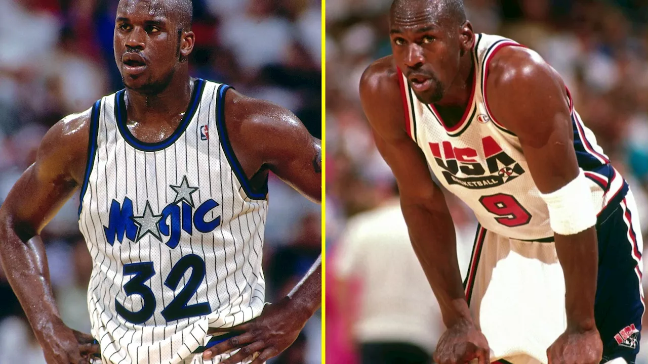 ‘Jealous’ Shaquille O’Neal was desperate to be on Michael Jordan’s ’92 Dream Team but missed out as forgott...