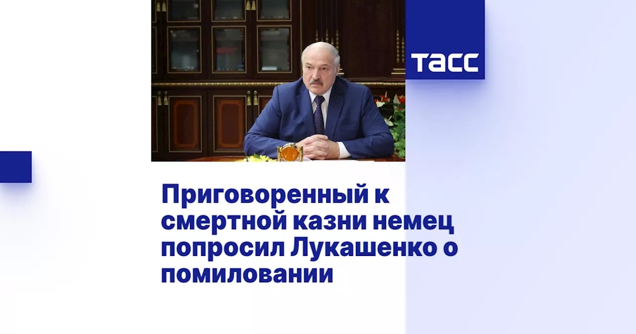 Приговоренный к смертной казни немец попросил Лукашенко о помиловании