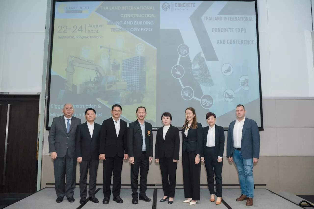 ซูมไลออน ประเทศไทย จัดเต็มขนทัพเครื่องจักรเข้าร่วมงาน CBA Expo และ Concrete Expo Asia 2024 มหกรรมแสดงเครื่องจักรกลหนักที่ใหญ่ที่สุดแห่งปี 2024