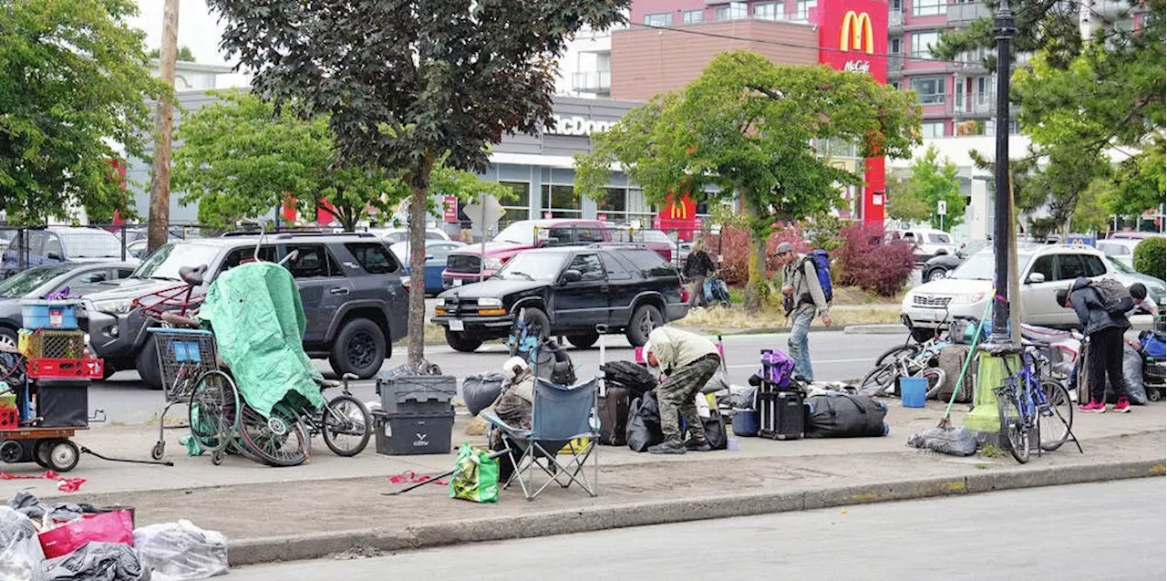 Pandora Avenue in Victoria nearly cleared of tents