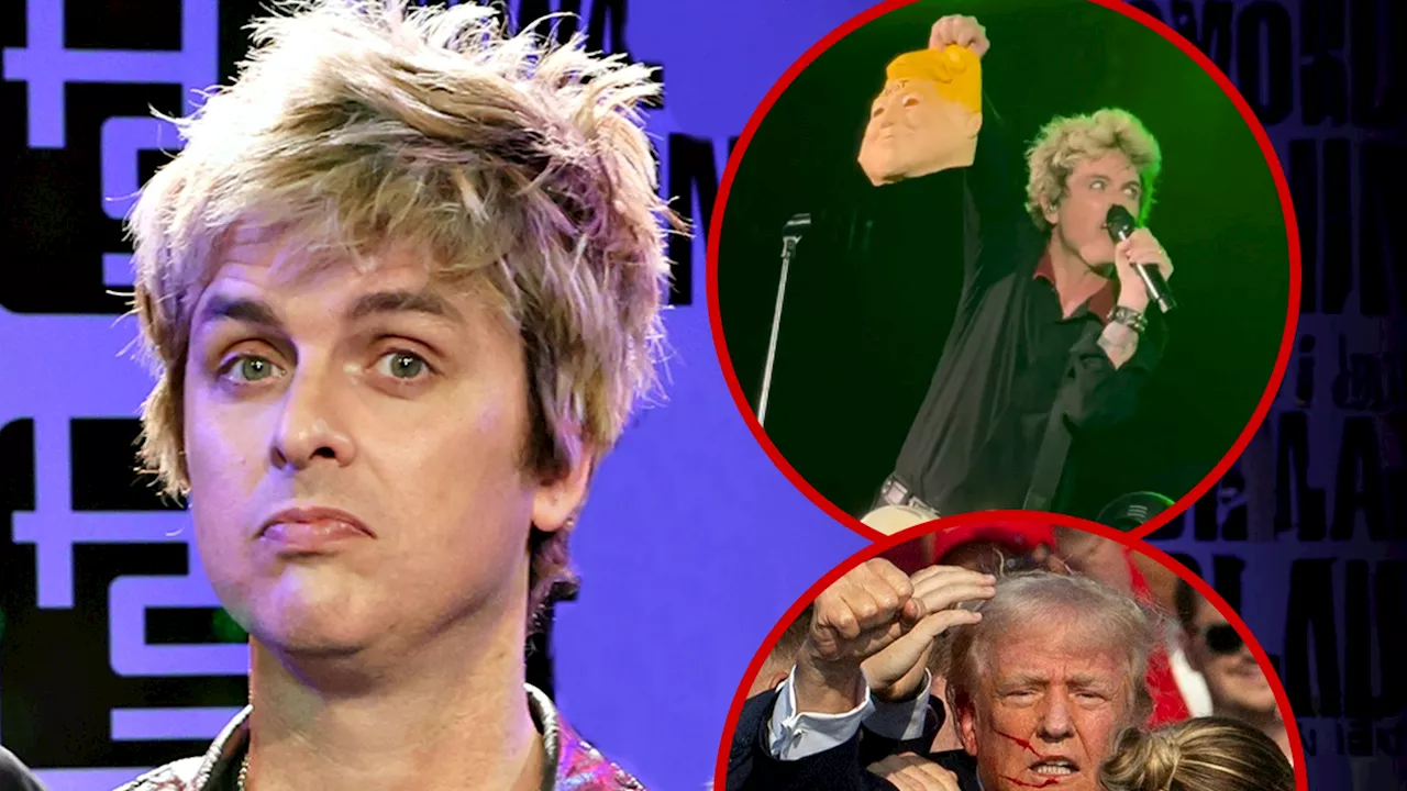 Billie Joe Armstrong Catches Heat for Holding Up Trump Mask After Assassination Attempt