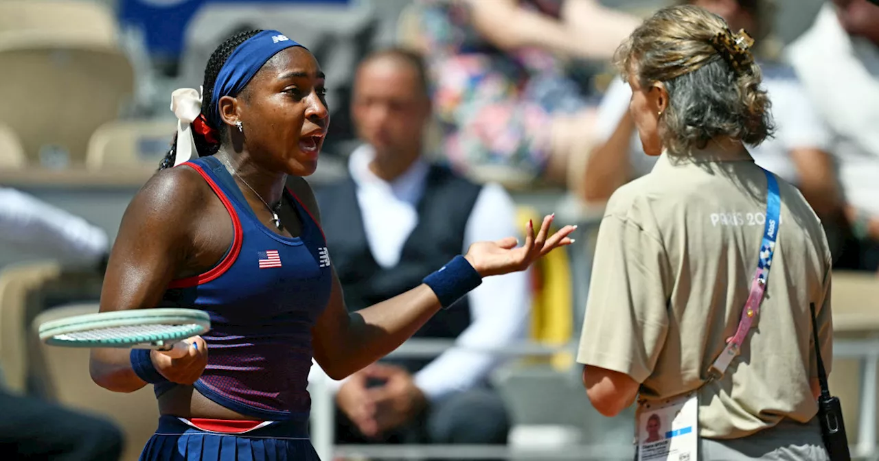 Coco Gauff Loses To Donna Vekic At 2024 Paris Olympics After Umpire Argument