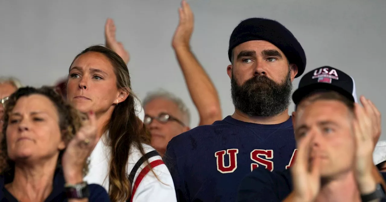 Jason Kelce’s Wild Outfits At Paris Olympics Make A Splash