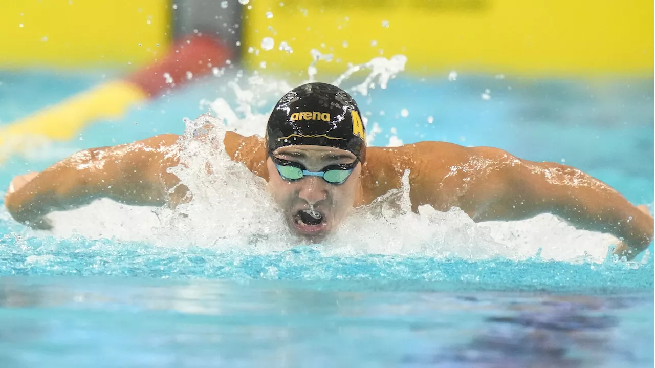 Canada's Kharun, Liendo advance in men's swimming