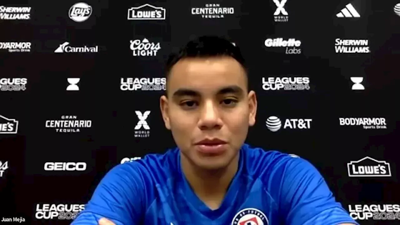 Charly Rodríguez con ganas de que Cruz Azul tome revancha ante Charlotte