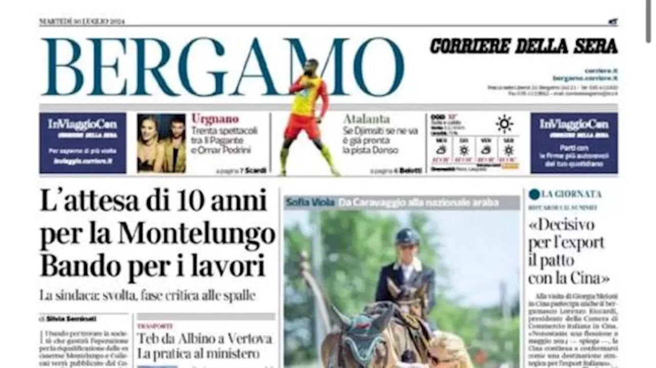 Il Corriere di Bergamo sul mercato dell'Atalanta: 'Se parte Djimsiti pronta la pista Danso'