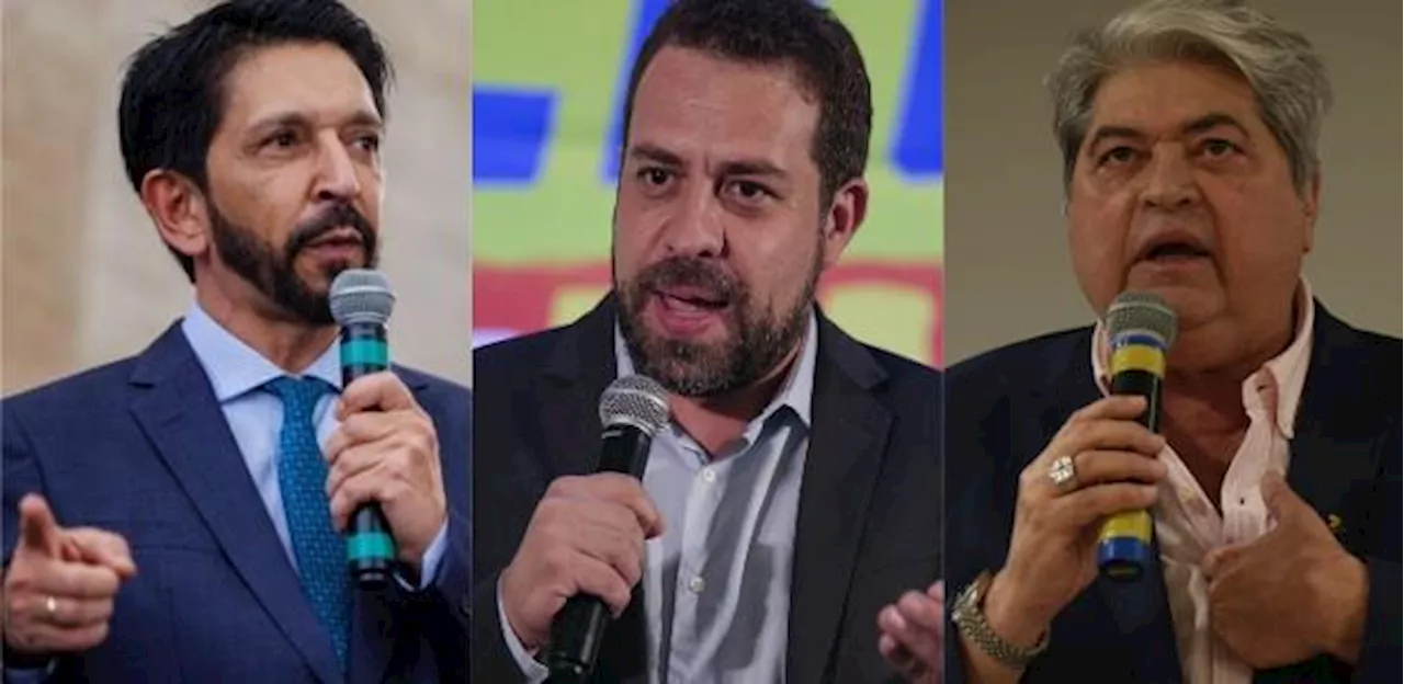 Quaest: Nunes, Boulos e Datena têm empate triplo para Prefeitura de SP