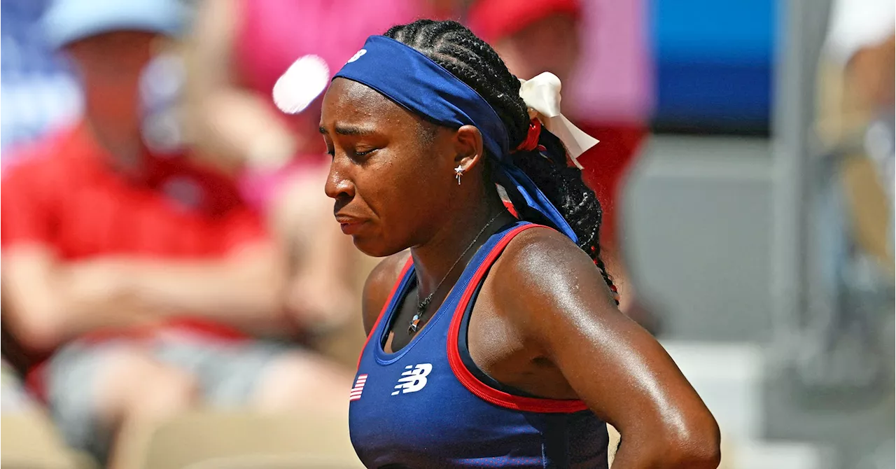 Coco Gauff Argues With Umpire Before Olympics Tennis Singles Loss