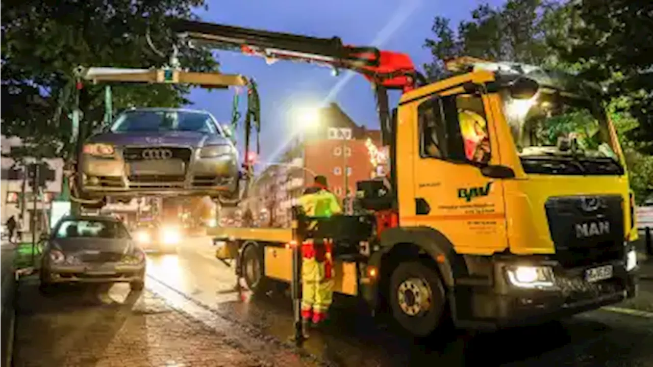 Rund 4000 Fahrzeuge in Bremen abgeschleppt