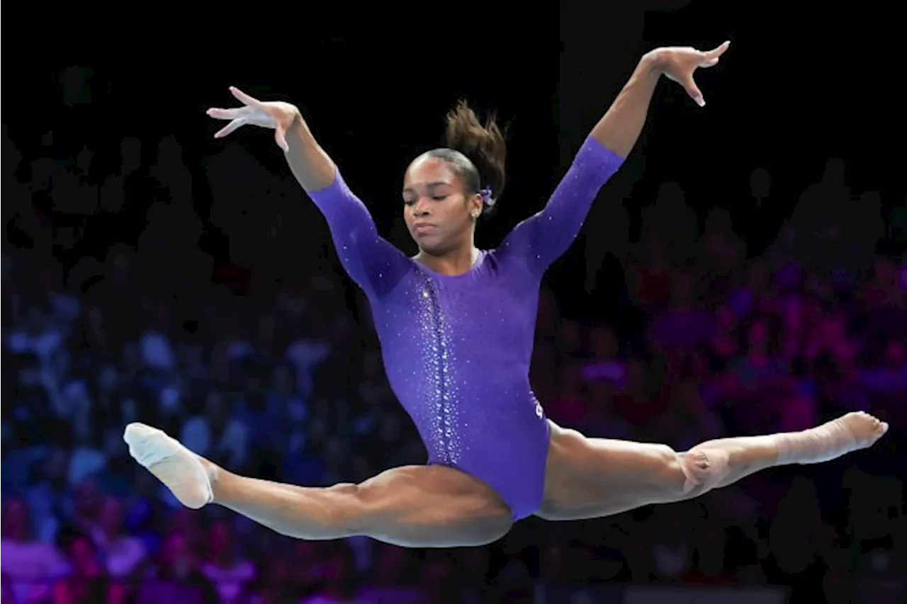 American gymnast Shilese Jones pointing toward 2028 Olympics following knee injury at US trials