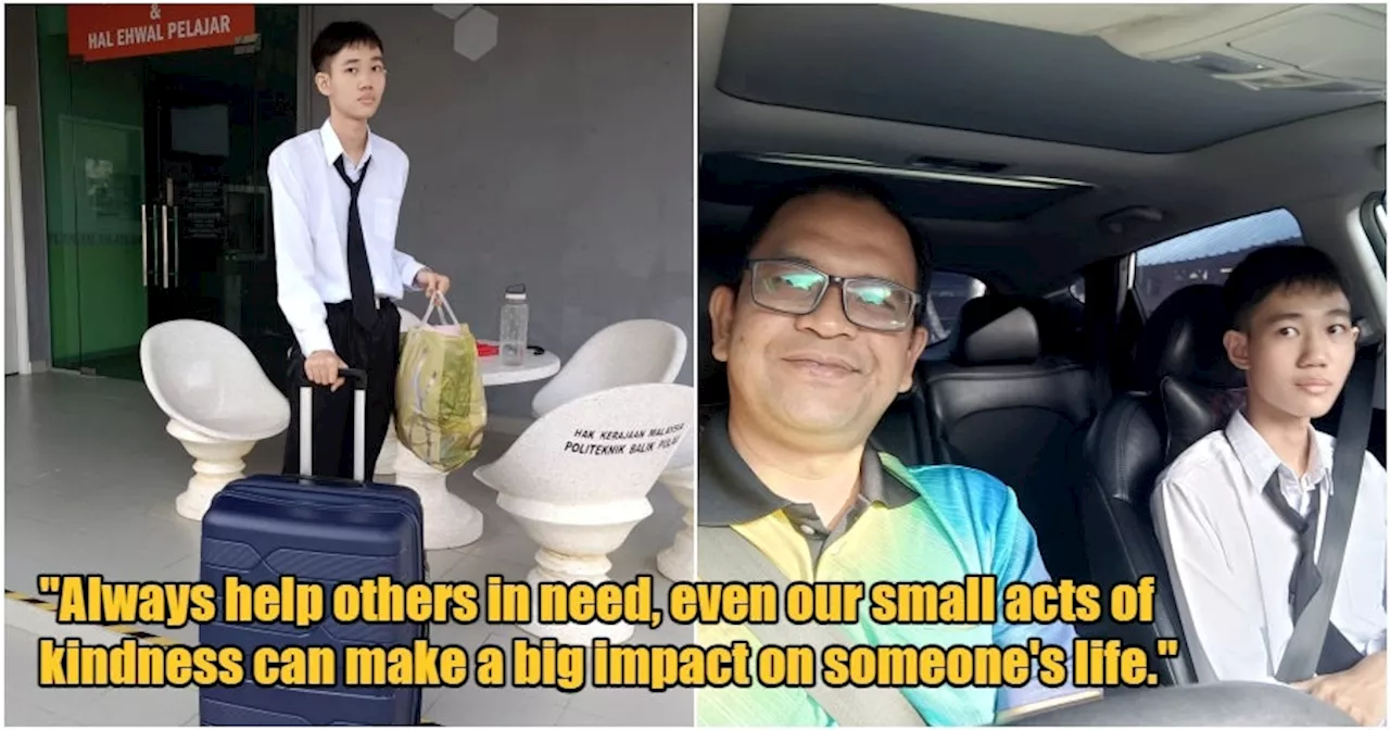 Kind Lecturer Helps Student in Need to Retrieve Lost Bag at Bus Station