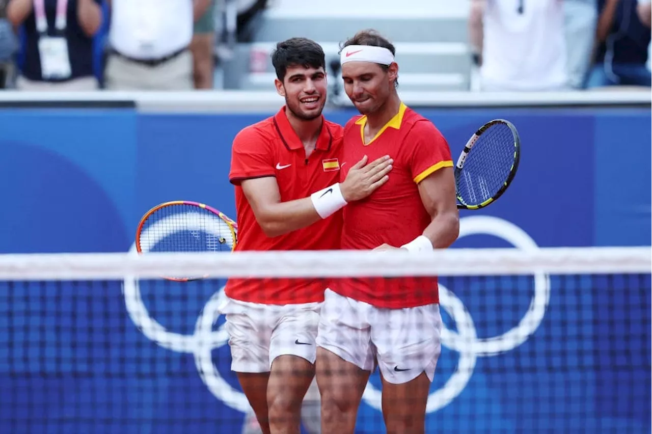 Carlos Alcaraz y Rafael Nadal avanzaron a cuartos de final en dobles masculino en JJOO