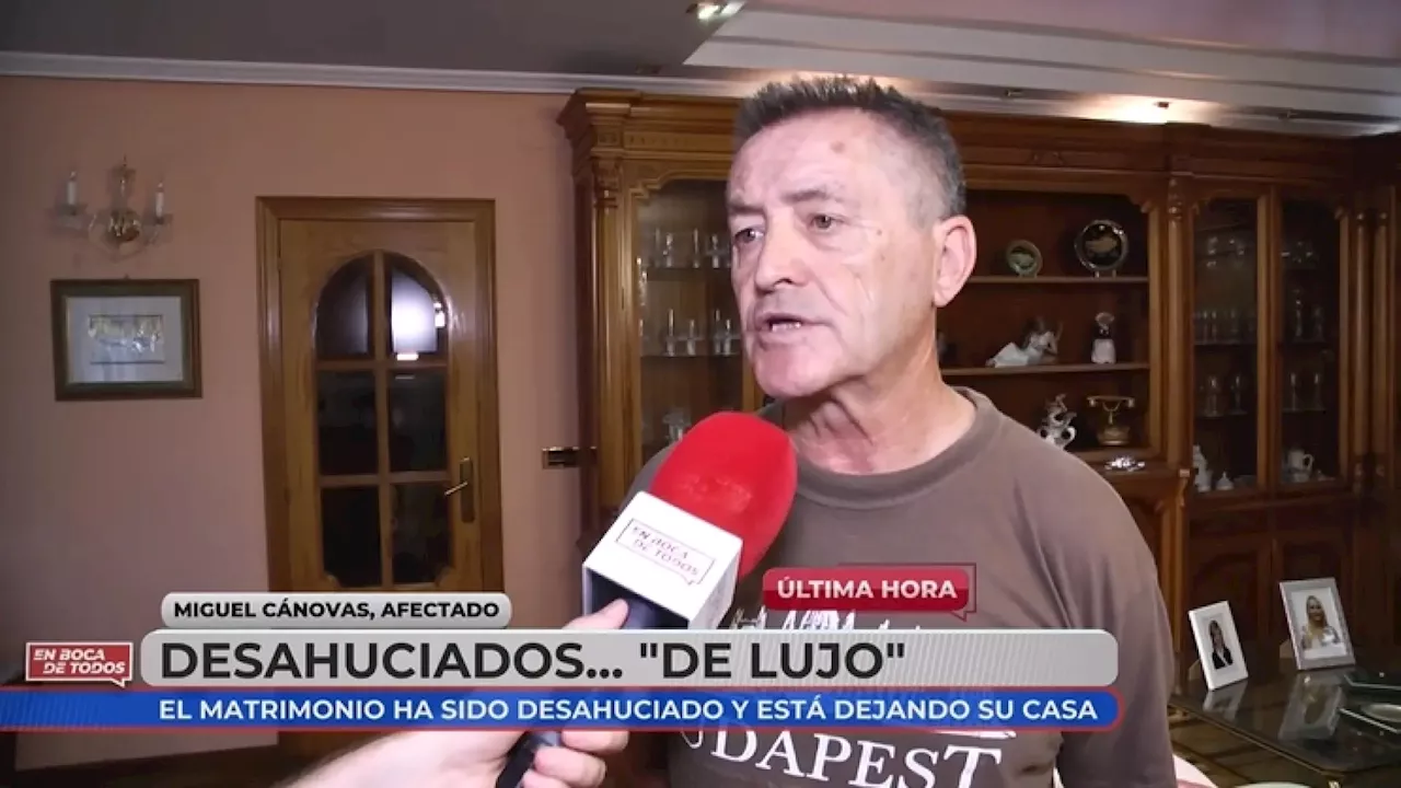  Un matrimonio, desahuciado de su vivienda de lujo en Valencia: 'La crisis de 2008 se nos vino encima, estamos desamparados'