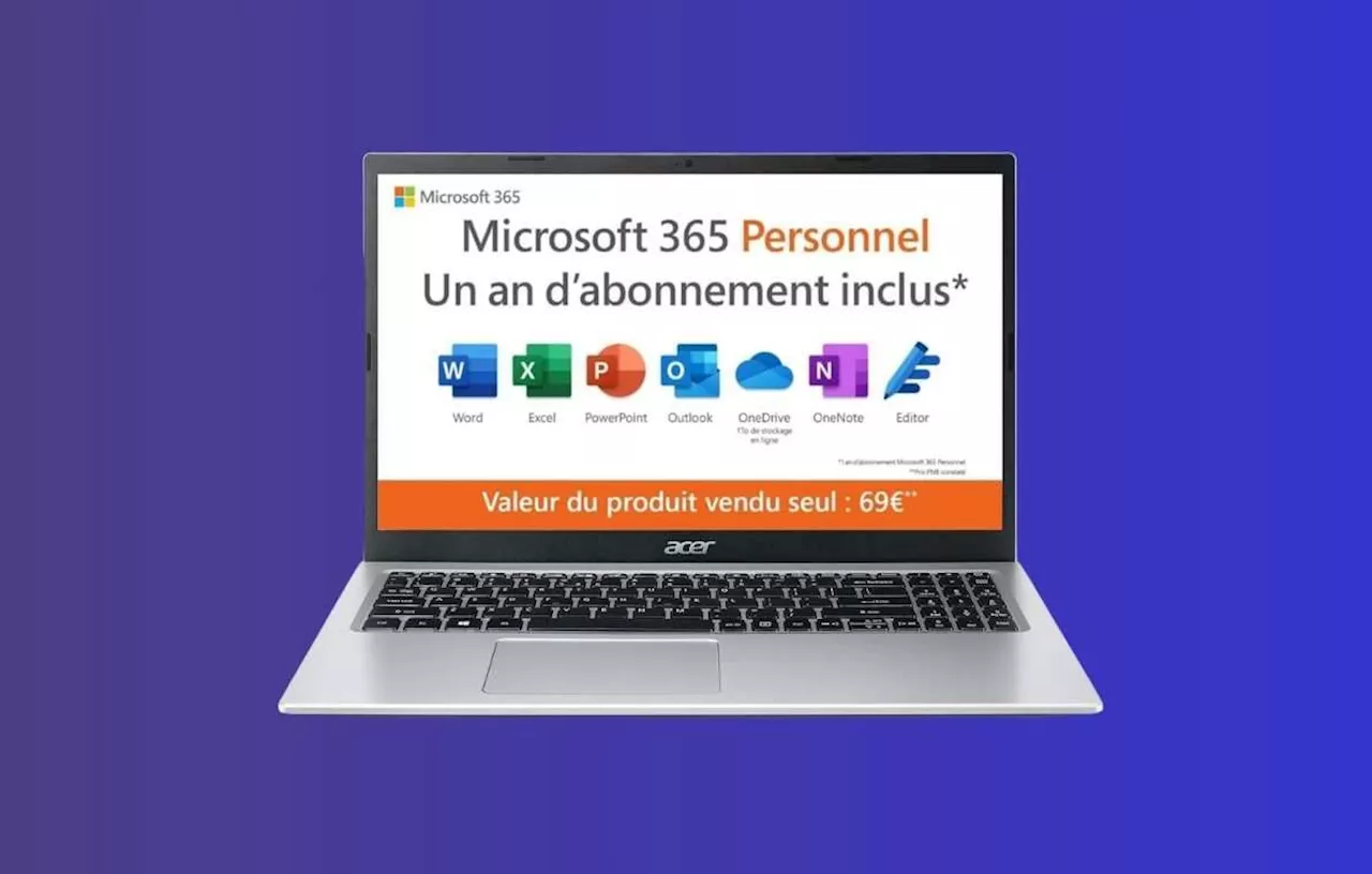 Amazon défie la concurrence avec ce PC Portable Acer à moins de 350 euros cette semaine