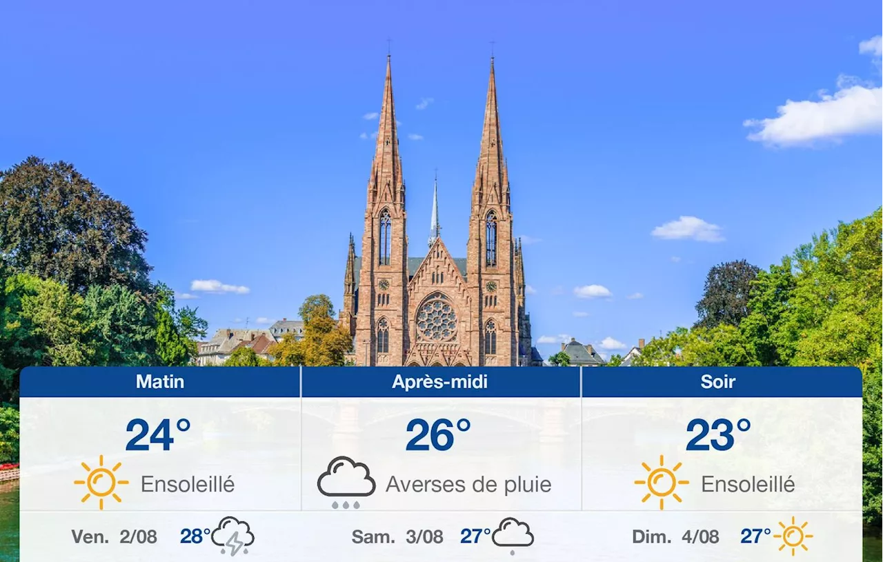 Météo Strasbourg: prévisions du jeudi 1 août 2024