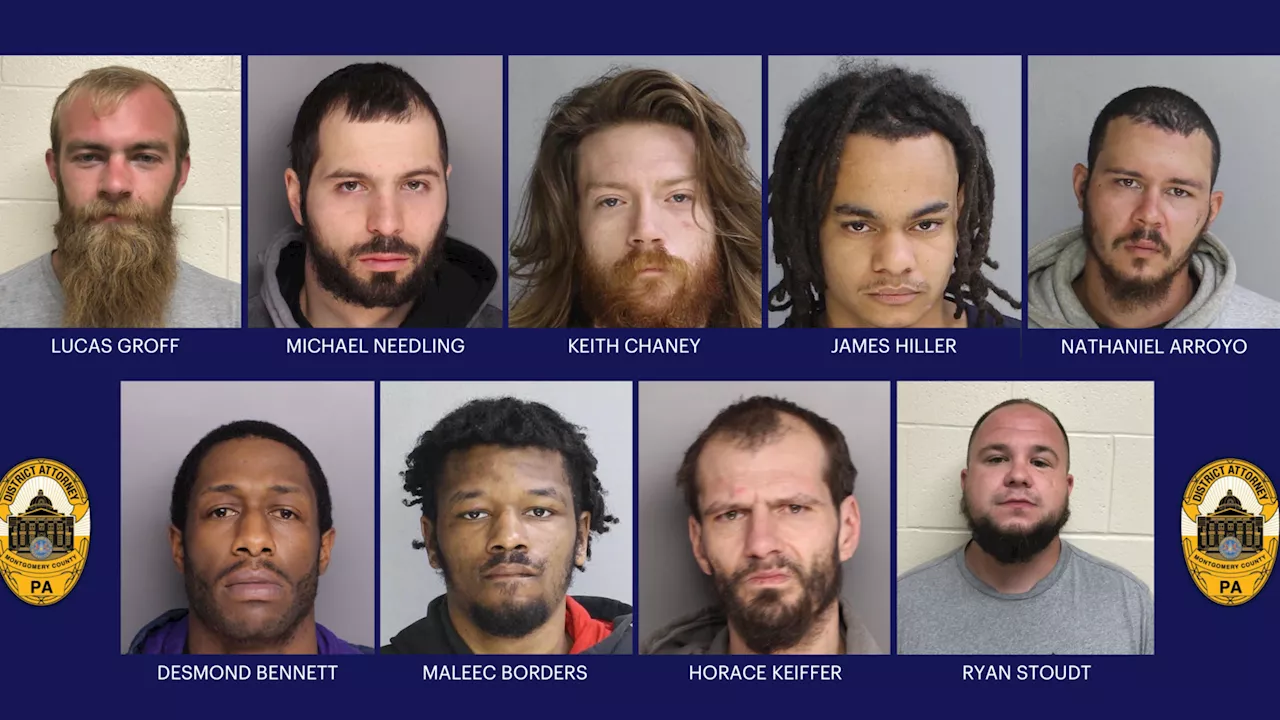 Alleged gun trafficking organization dismantled in Montgomery County; 9 arrested