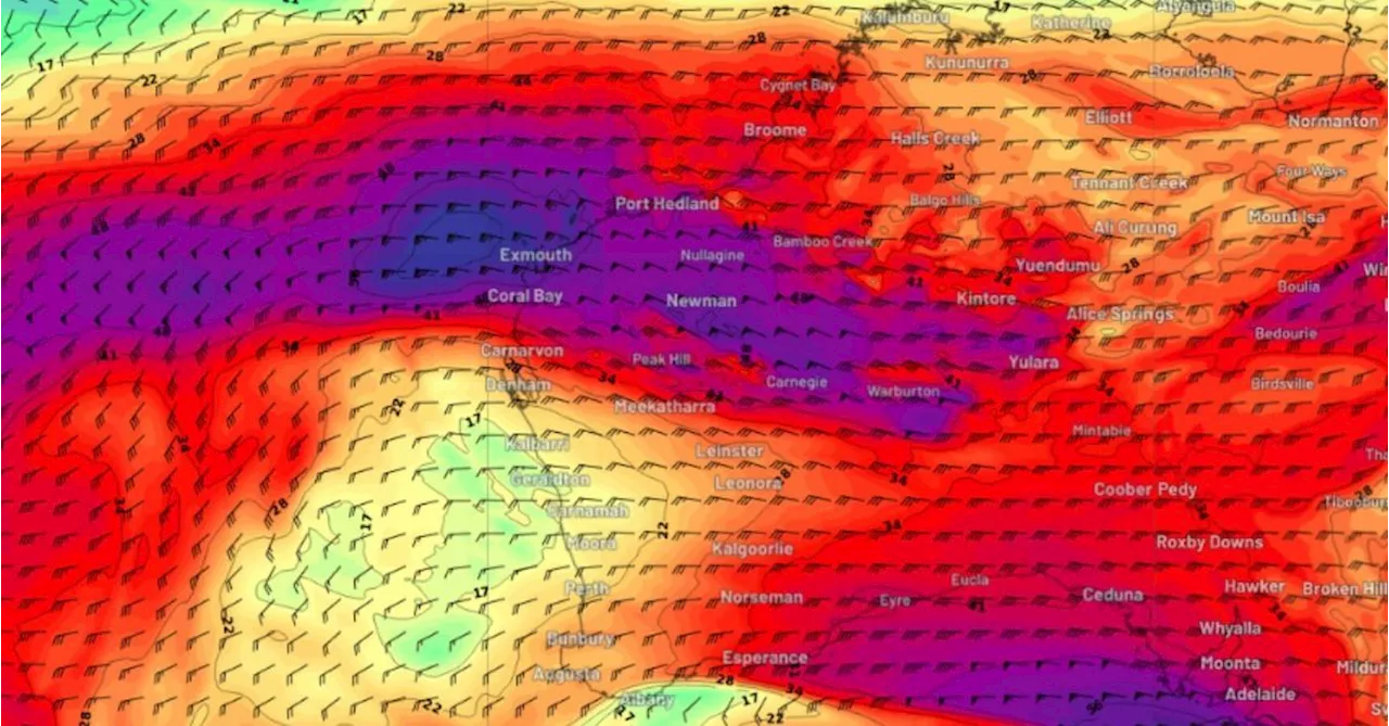 Parts of Western Australia and South Australia heading for five-day soaking