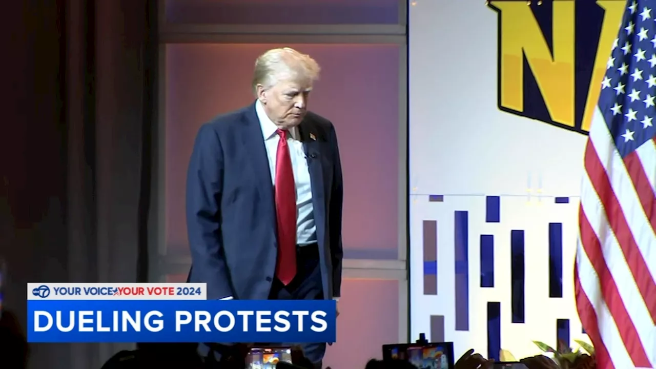 Donald Trump appearance at NABJ convention in Chicago draws protests as he insults journalists