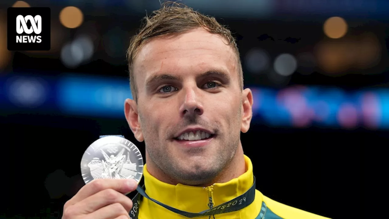 Kyle Chalmers shuts down retirement talk after winning silver in men's 100m freestyle final at Paris Olympics