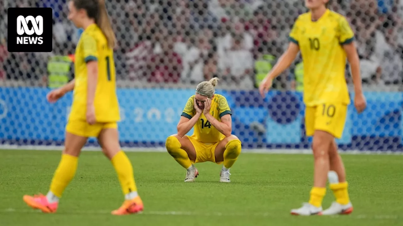 Matildas lose to USA 2-1 as Tony Gustavsson is yellow-carded during VAR drama