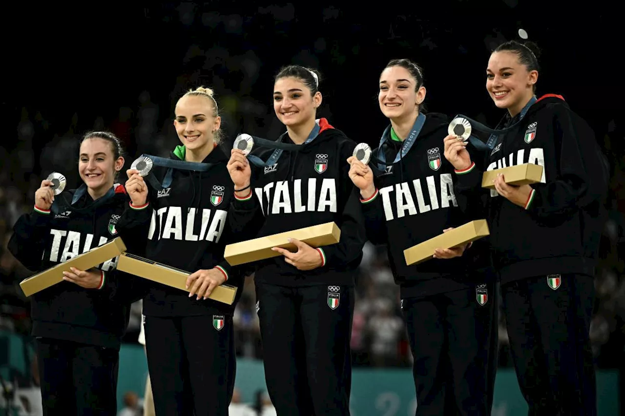 Parigi 2024, Italia medaglia d'argento nella ginnastica femminile