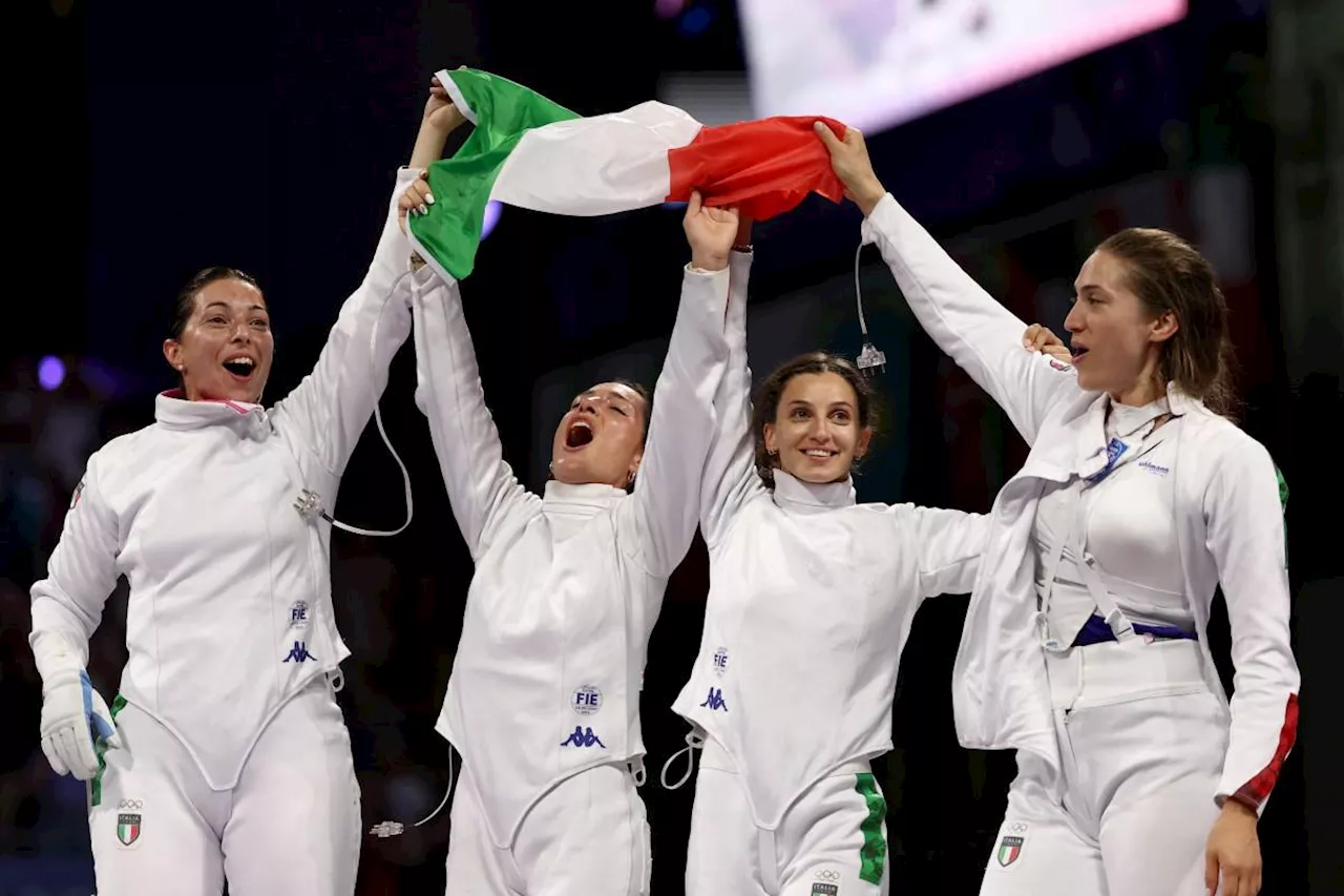 Parigi 2024, Italia oro nella spada: azzurre trionfano