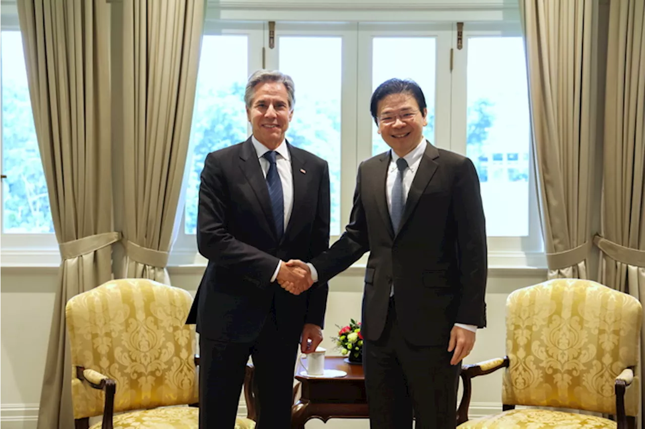 Segretario di Stato Usa Antony Blinken visita Singapore