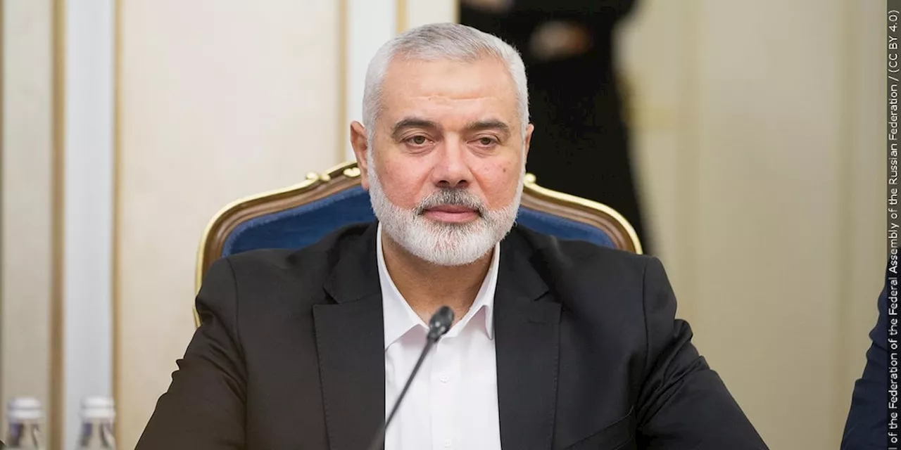 Hamas says its leader Ismail Haniyeh was assassinated in Tehran by Israeli airstrike