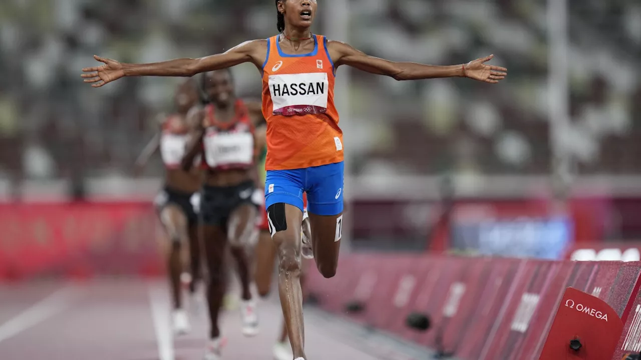 Dutch runner Sifan Hassan trying to win the 5,000, 10,000 and marathon in Paris