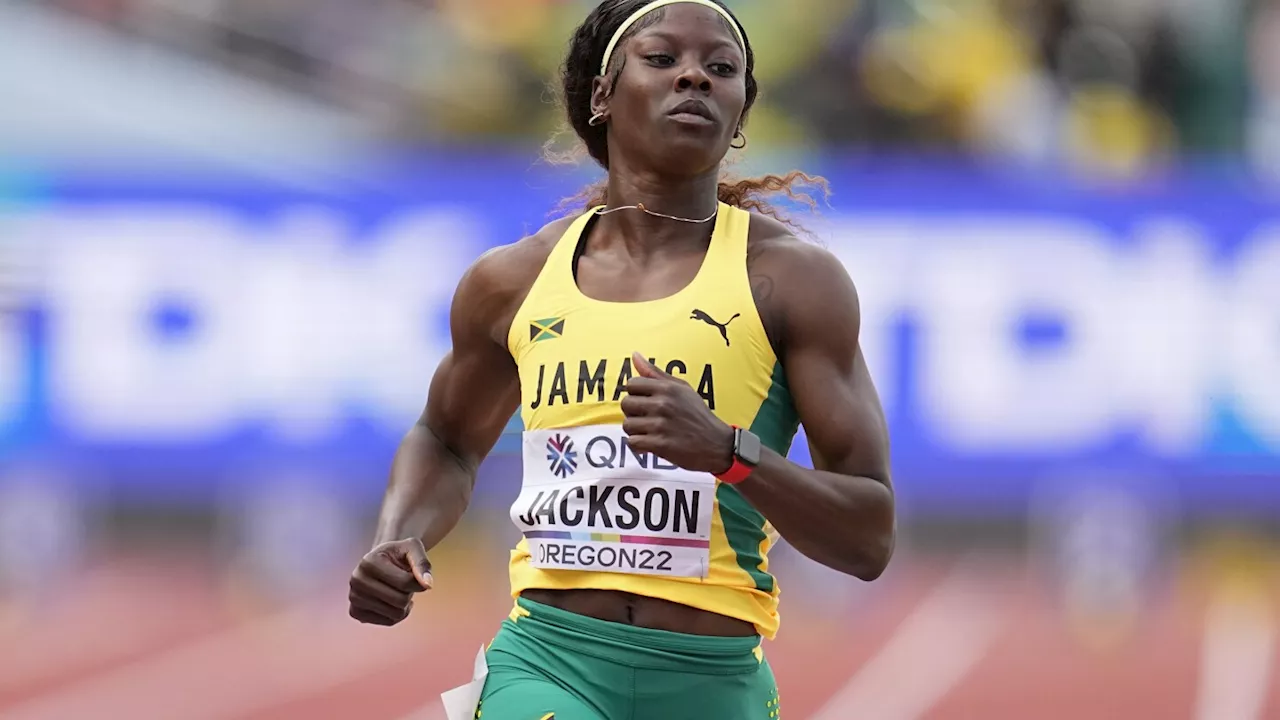 Jamaica's Shericka Jackson says she's out of the Olympic 100 meters and will focus on the 200