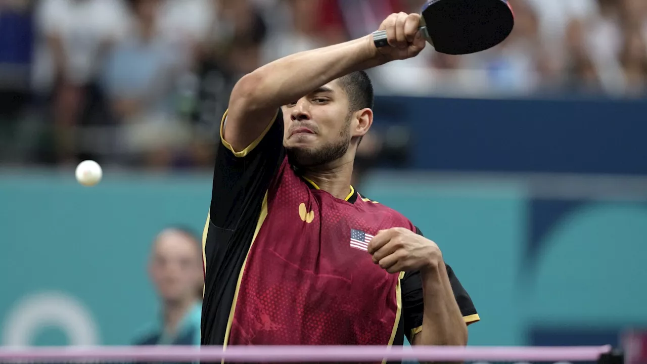 Jha makes history for US in men's table tennis, world No. 1 from China loses in round of 32