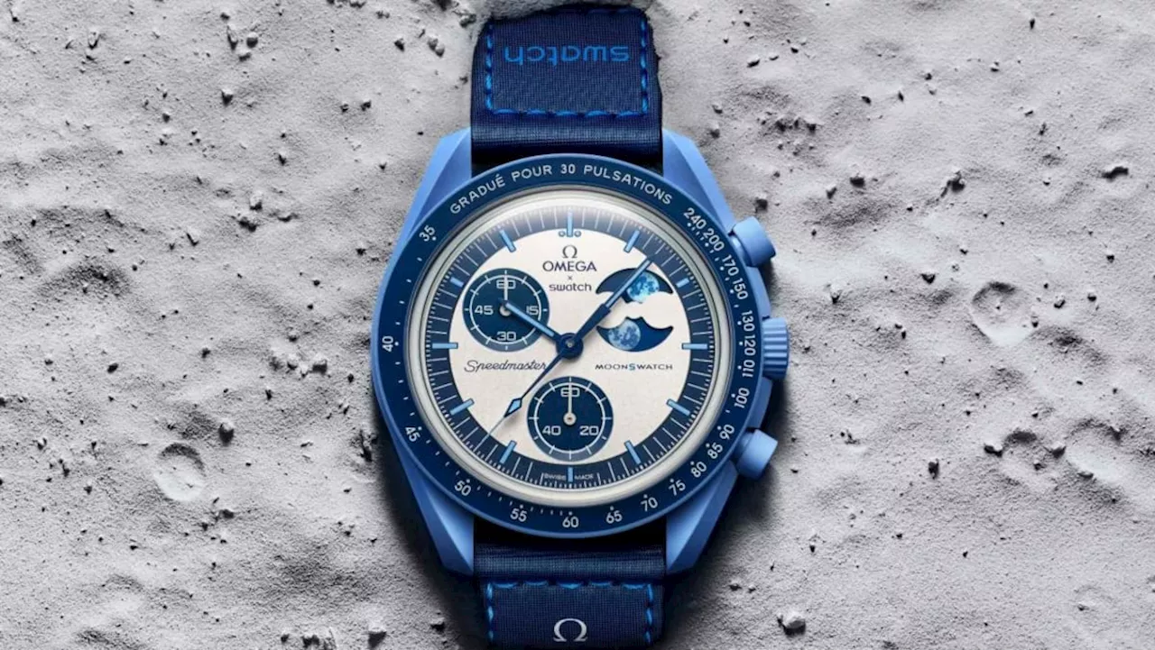 Omega and Swatch’s MoonSwatch line-up gets new Super Blue Moonphase