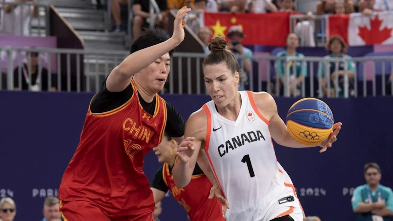 Canada picks up second win 3x3 women's basketball at Paris Games