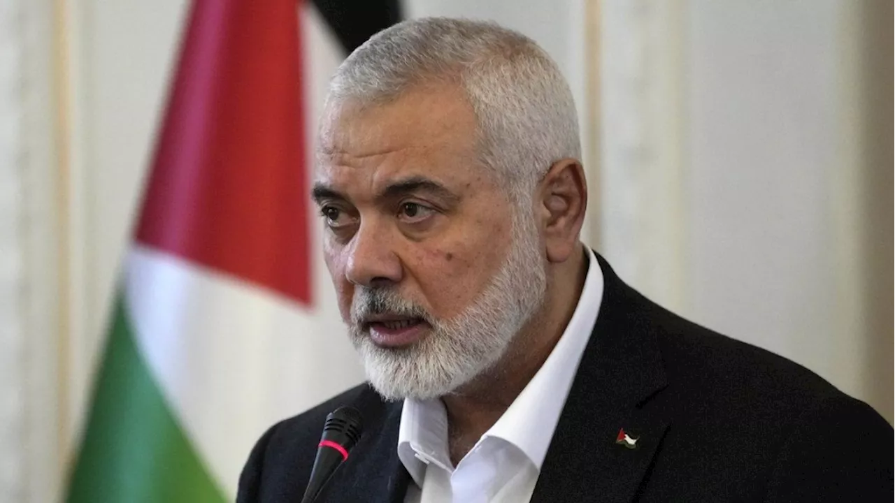 Iran says Hamas leader Ismail Haniyeh was assassinated in Tehran