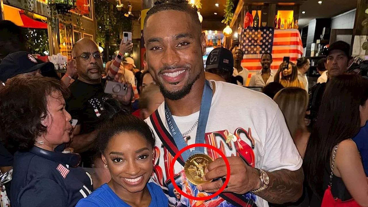 Fans rip into Simone Biles' husband Jonathan Owens for 'odd' behavior after gymnast's Olympic win