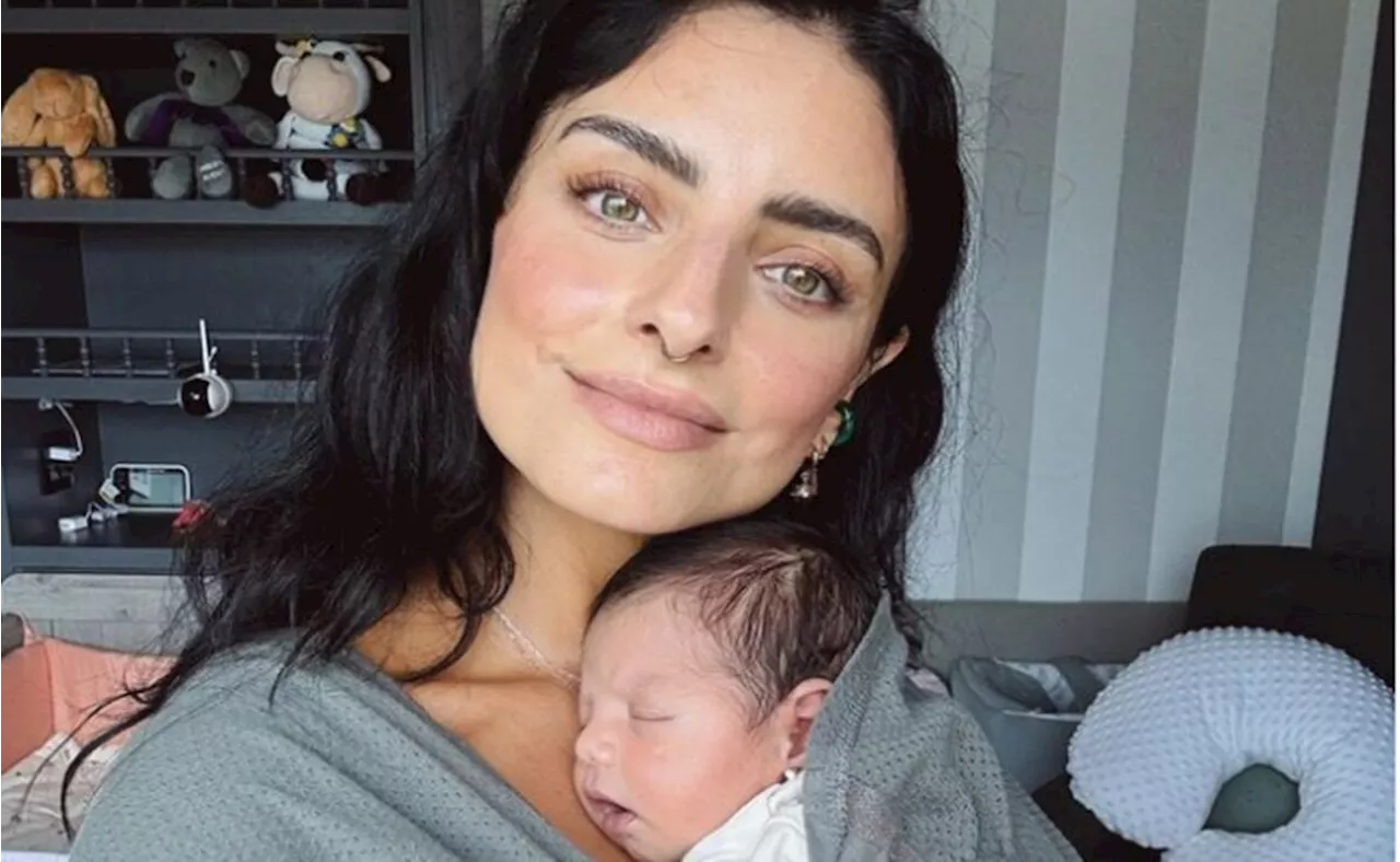 Aislinn Derbez presume a su sobrina, Tessa, y pide consejos a sus fans para ser buena tía