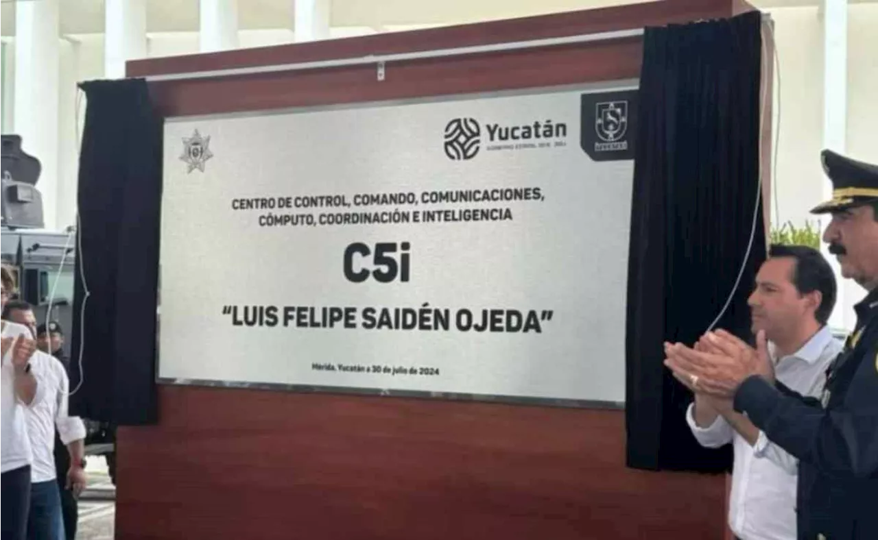 Instalaciones del C5i de Yucatán tienen nuevo nombre, anuncia Mauricio Vila