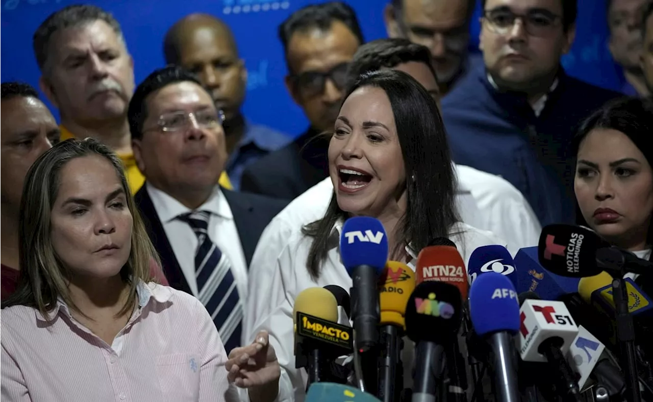 María Corina Machado alerta al mundo sobre 'la escalada cruel y represiva' en Venezuela tras elecciones