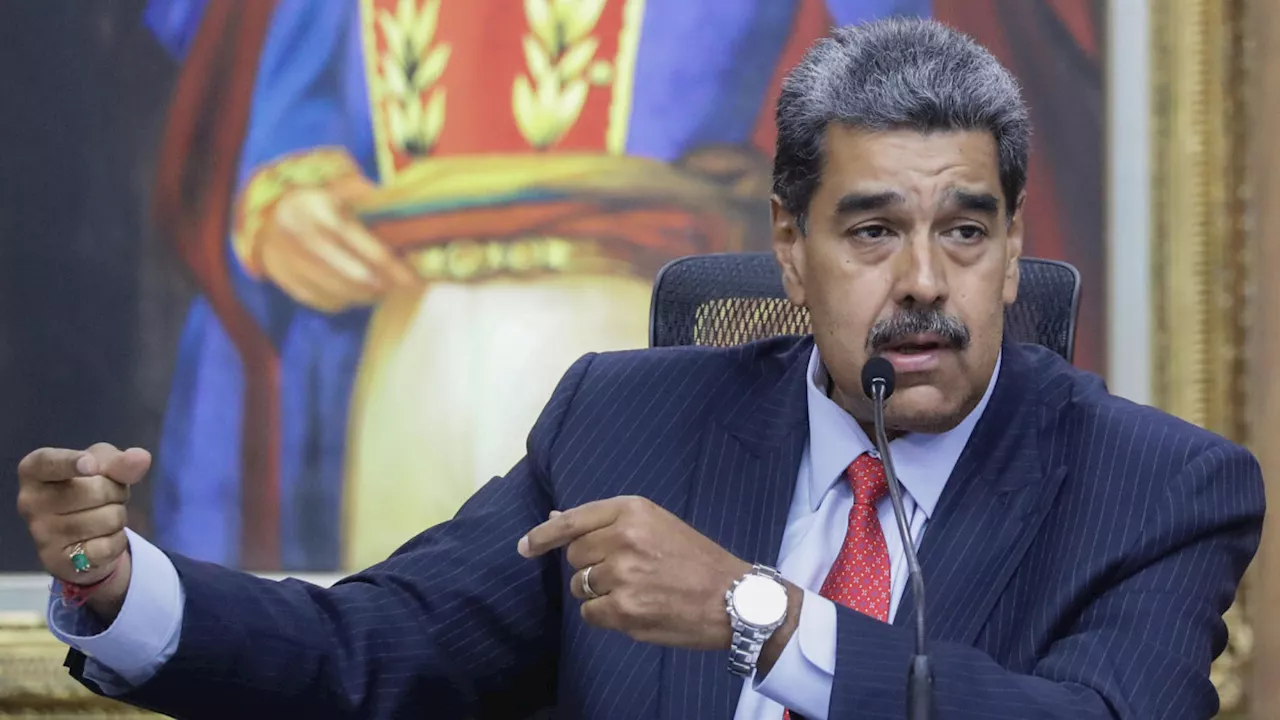 Maduro dice que líder del Tren de Aragua está detrás de protestas en Caracas