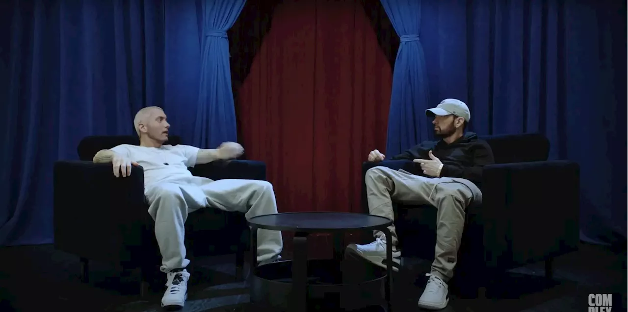 Eminem confrontado pelo seu “Slim Shady” em entrevista desconcertante: “A música que tens feito tem sido lixo desde que me mandaste embora”