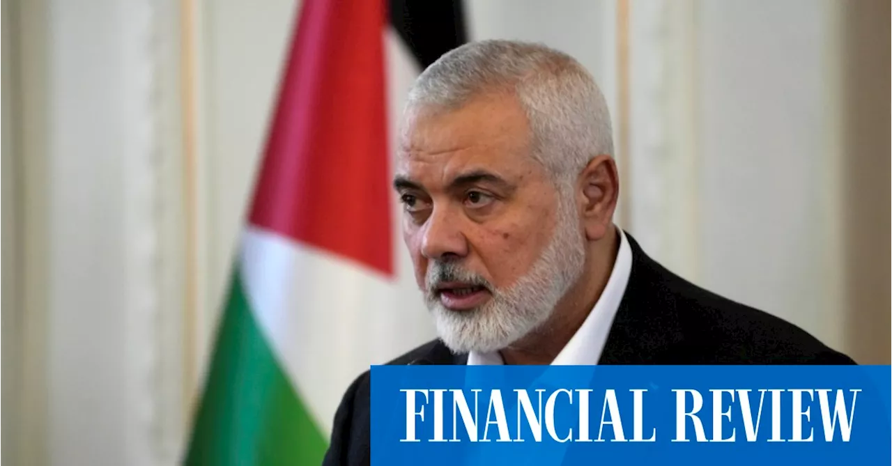 Iran says Hamas leader Ismail Haniyeh assassinated in Tehran