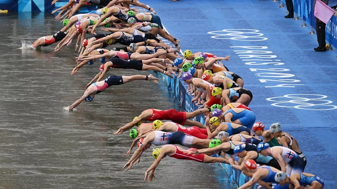 Paris Olympics: Triathletes Swim In Seine River After Weeks Of Concerns About Polluted Waters (Photos)