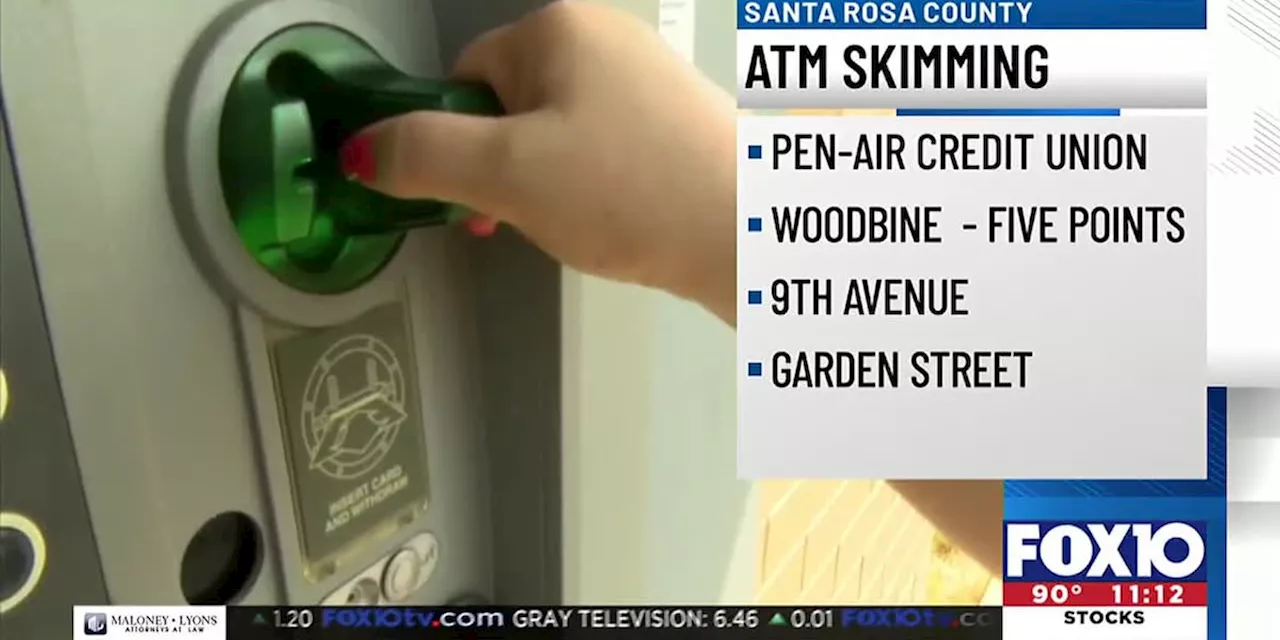 Skimmers found on 4 Pen Air ATMs in Santa Rosa County