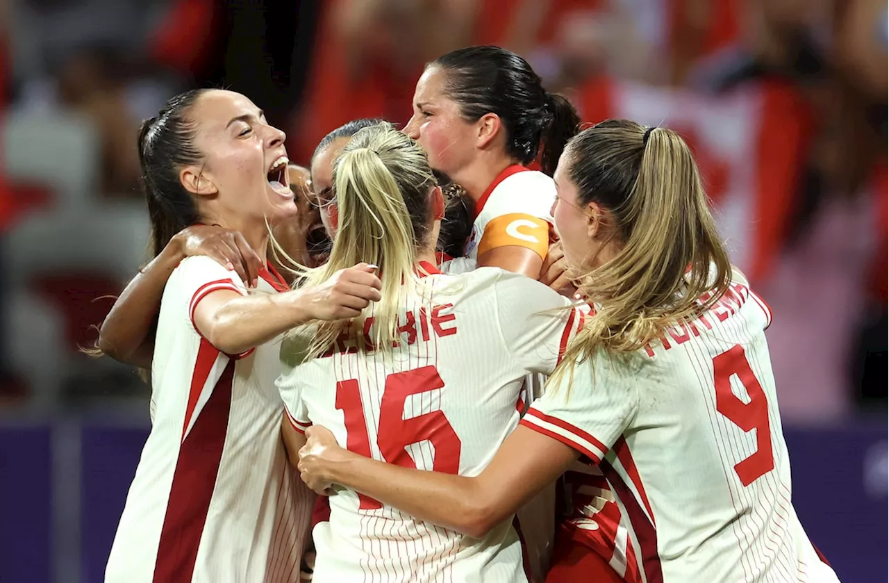 Canada’s women’s soccer team wins 1-0 in group stage match against Colombia, advances to Olympic quarter finals